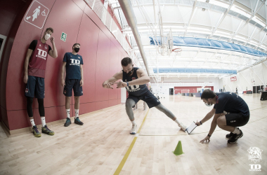 Físico y resistencia en un nuevo entrenamiento de TD Systems Baskonia