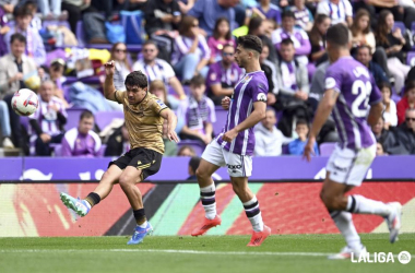 Partido igualado en el Zorrilla