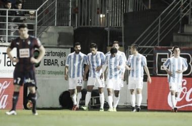 Juanpi y Santa Cruz, los goleadores del Málaga en Eibar