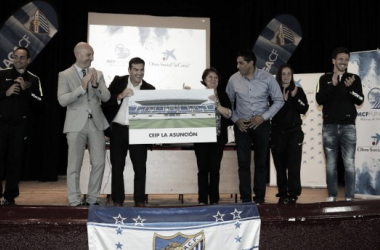 El Málaga presenta la campaña &#039;Valores Blanquiazules&#039;