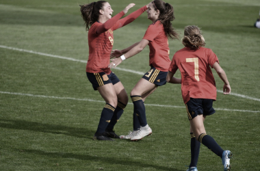 Las sub-17 de la selección española siguen brillando