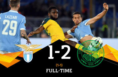 Lazio sconfitta 2-1 dal Celtic e l'Europa League si complica