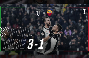 La Juventus vola in semifinale di Coppa Italia. Battuta la Roma 3-1