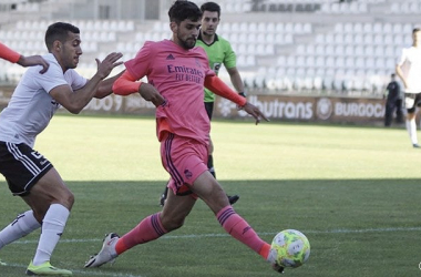 El Castilla empata ante el Burgos en un choque de alto voltaje