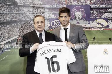 Fotos e imágenes de la presentación de Lucas Silva por el Real Madrid