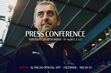 Giampaolo in conferenza: "Le critiche sono normali, siamo il Milan"