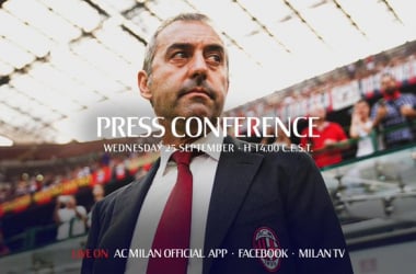 Milan - Le parole di Giampaolo ed i convocati rossoneri