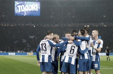 Hertha Berlin bate Fortuna Düsseldorf e vence a terceira seguida na Bundesliga
