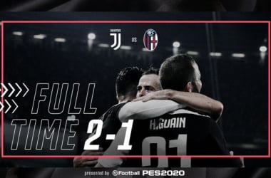 Serie A - La Juventus batte il Bologna: Buffon e la traversa regalano la vittoria ai bianconeri (2-1)