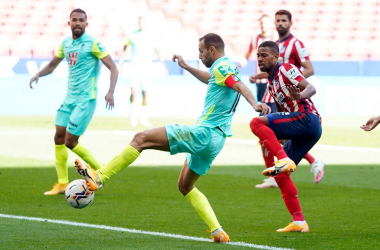 El Atlético devuelve a la realidad al Granada CF en forma de set&nbsp;