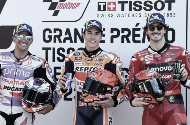 Vencedores de la primera sprint race en el Algarve/ Fuente: MotoGP