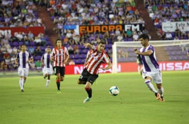 Ekiza sale lesionado de Valladolid