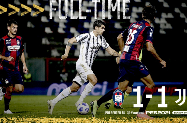 1-1 tra Crotone e Juventus