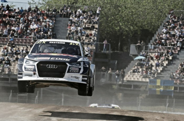 Mattias Ekström vence etapa de Barcelona do Mundial de Rallycross