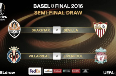 Europa League, il Liverpool trova il Villarreal in semifinale. Siviglia all&#039;esame Shakthar