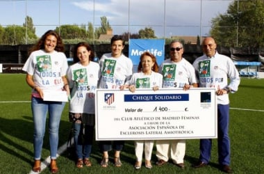 El Atleti Féminas sí se moja por la ELA