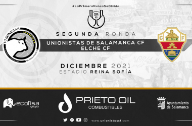 Unionistas de Salamanca se enfrentará al Elche de Primera
División en segunda ronda de Copa del Rey