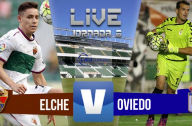 Resultado Elche - Real Oviedo en Segunda División 2015 (1-1)