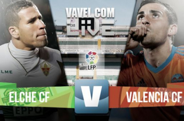 Resultado Elche - Valencia en la Liga BBVA 2015 (0-4)