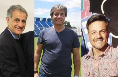 José Manzur, Alejandro Chapini y Adrián Sajú (de izquierda a derecha) serán los candidatos que se presentarán en las próximas elecciones en Godoy Cruz. FOTO: WEB