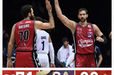 LBA - La Fortitudo ci prova, ma alla fine la spunta Milano (71-82)