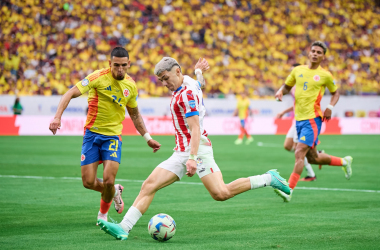 Julio Enciso, lo rescatable de Paraguay en la derrota ante a Colombia