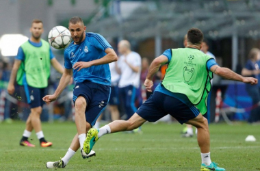 El Real Madrid entrenó en San Siro antes de la final