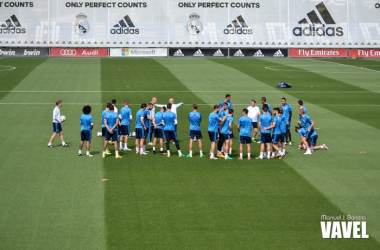 Nueva sesión de entrenamiento del Madrid en el &#039;Open Media Day&#039;