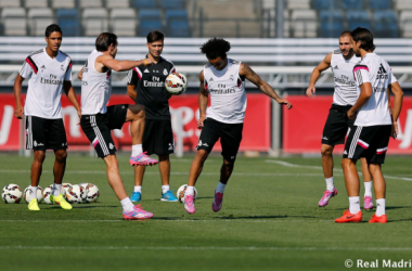 El Real Madrid completó el último entrenamiento sin Cristiano