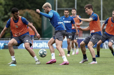 Plan de entrenamientos para recibir a Osasuna el domingo