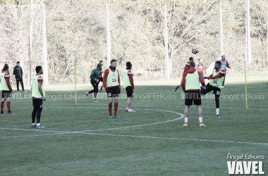 Plan de entrenamientos de cara a el partido contra el Atlético de Madrid