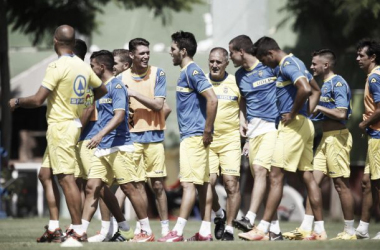 Primer entrenamiento de la pretemporada amarilla