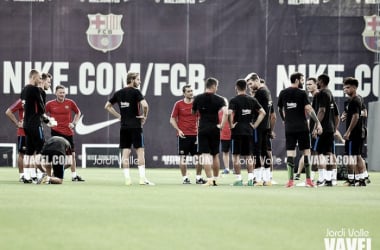 Nuevo entrenamiento en Can Barça