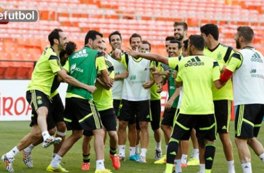 Alonso, ausente en el entrenamiento de España