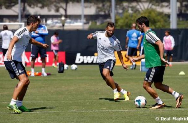 Último entrenamiento antes de viajar a Miami