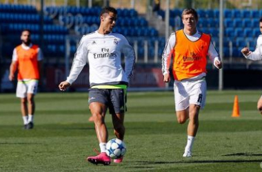 Primera sesión del Real Madrid pensando en la Champions