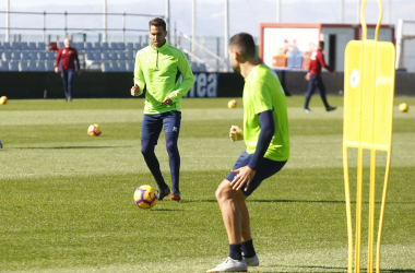 Cuatro entrenamientos antes de recibir al Real Oviedo