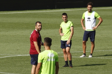 Tres entrenamientos y un amistoso para preparar el partido contra el Mallorca