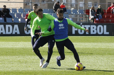 Tres entrenamientos para preparar el partido contra el Tenerife