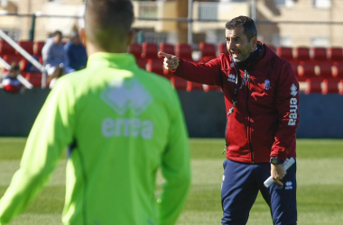 Cuatro entrenamientos antes de recibir al Sporting de Gijón