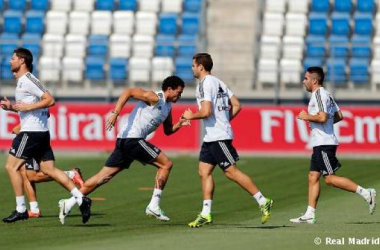 Última sesión preparatoria antes de recibir al Betis