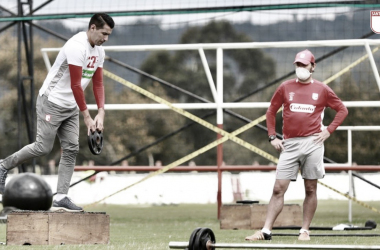 Los elegidos de Harold Rivera para el partido de Santa Fe ante América por Copa