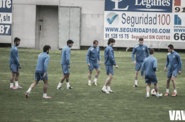 El C.D. Leganés ultima detalles para el partido contra el Real Madrid C