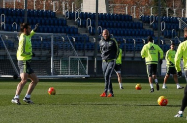 Los blancos siguen preparándose para el debut de Zidane