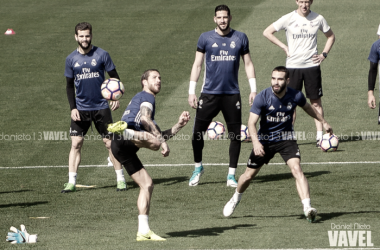 Último entrenamiento antes de recibir al Barcelona