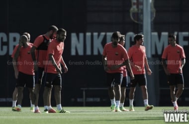 Entrenamiento para sentenciar la Supercopa