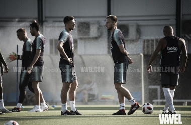 Preparando un clásico diferente sin Messi en el equipo