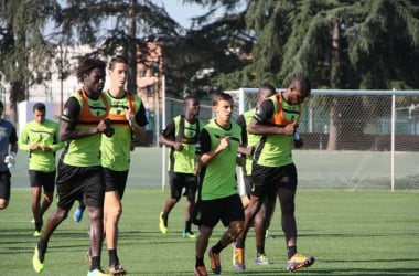 Dani Benítez, ausente en el entrenamiento