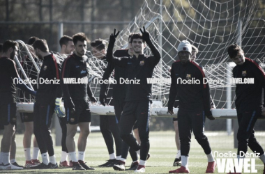 Entrenamiento del filial sin Vitinho, lesionado