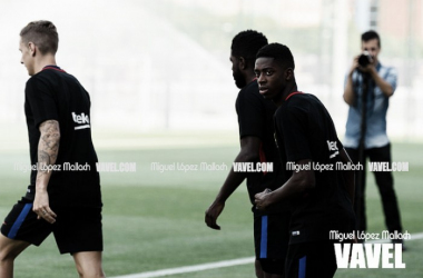 Dembélé se estrena en la convocatoria de Valverde